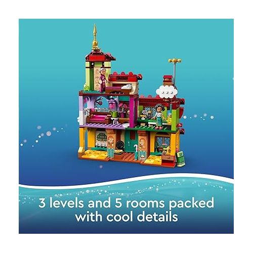  LEGO Disney Encanto The Madrigal House 43202 Building Kit; A for Kids Who Love Construction Toys and House Play (587 Pieces)
