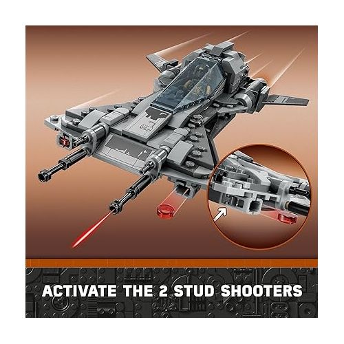  Lego Star Wars Pirate Snub Fighter 75346 Buildable Starfighter Playset Featuring Pirate Pilot and Vane Characters from The Mandalorian Season 3, Birthday Gift Idea for Boys and Girls Ages 8 and up