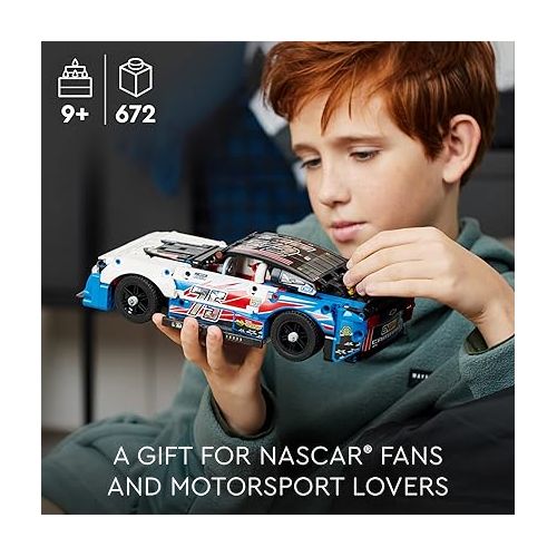  LEGO Technic NASCAR Next Gen Chevrolet Camaro ZL1 Building Set 42153 - Authentically Designed Model Car and Toy Racing Vehicle Kit, Collectible Race Car Display for Boys, Girls, and Teens Ages 9+