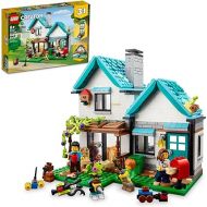 LEGO Creator 3 in 1 Cozy House Building Kit, Rebuild into 3 Different Houses, includes Family Minifigures and Accessories, DIY Building Toy Ideas for Outdoor Play for Kids, Boys and Girls, 31139