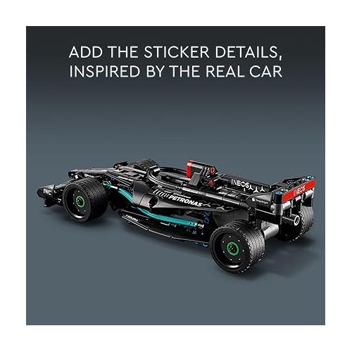  LEGO Technic Mercedes-AMG F1 W14 E Performance Pull-Back Car Toy, Vehicle Building Set for Boys and Girls, Mercedes Race Car Toy Model, Gift for Kids Ages 7 and Up, 42165