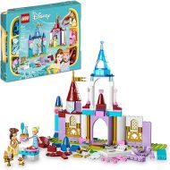 LEGO Disney Princess Creative Castles 43219?, Toy Castle Playset with Belle and Cinderella Mini-Dolls and Bricks Sorting Box, Travel Toys for Girls and Boys, Sensory Toy for Kids Ages 6+