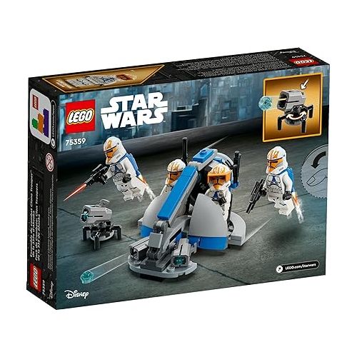  LEGO Star Wars 332nd Ahsoka’s Clone Trooper Battle Pack 75359 Building Toy Set with 4 Star Wars Figures Including Clone Captain Vaughn, Star Wars Toy for Kids Ages 6-8 or any Fan of The Clone Wars