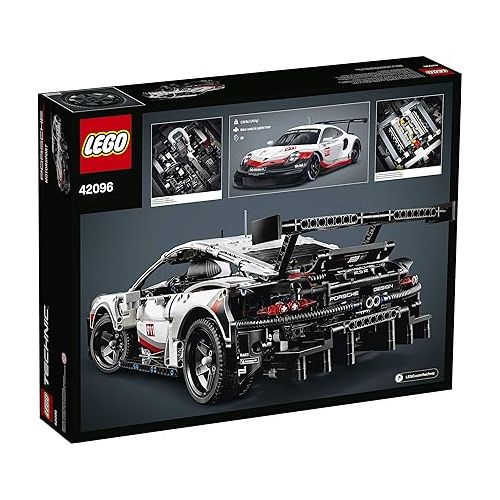 LEGO Technic Porsche 911 RSR Race Car Model Building Kit 42096, Advanced Replica, Exclusive Collectible Set, Gift for Kids, Boys & Girls
