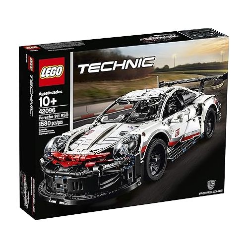  LEGO Technic Porsche 911 RSR Race Car Model Building Kit 42096, Advanced Replica, Exclusive Collectible Set, Gift for Kids, Boys & Girls