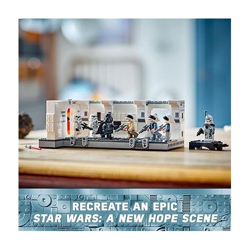  LEGO Star Wars: A New Hope Boarding The Tantive IV Fantasy Toy, Collectible Star Wars Toy with Exclusive 25th Anniversary Minifigure Clone Trooper Fives, Gift Idea for Kids Ages 8 and Up, 75387