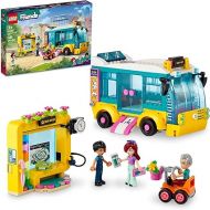 LEGO Friends Heartlake City Bus 41759 Creative Building Toy for Ages 7+, Includes a Buildable Bus, Mobility Scooter and 3 Mini Dolls, A Fun Birthday Gift for Kids Who Love Role Play