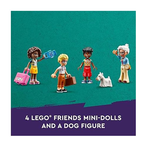  LEGO Friends Castle Bed and Breakfast Hotel Playset for Kids Ages 12 and Up, with 4 Mini Dolls, a Dog Toy Figure and Accessories, Castle Toy Gift Idea for Girls, Boys and Teens, 42638