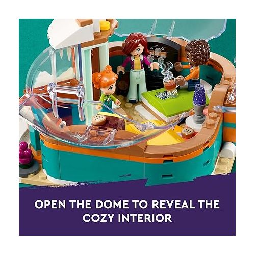  LEGO Friends Igloo Holiday Adventure 41760 Building Toy Set for Ages 8+, with 3 Dolls, 2 Dog Characters, A Winter Themed Gift for Kids 8-10 Who Love Snowy Adventures, Dog Sledding and Pretend Play