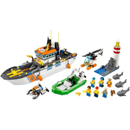  LEGO City Coast Guard Patrol with Helicopter and Minifigures | 60014