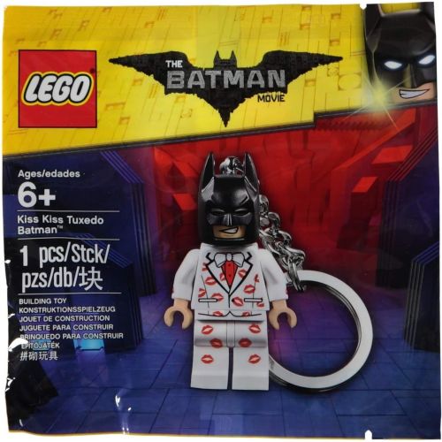  LEGO Kiss Kiss Tuxedo Batman Key Chain