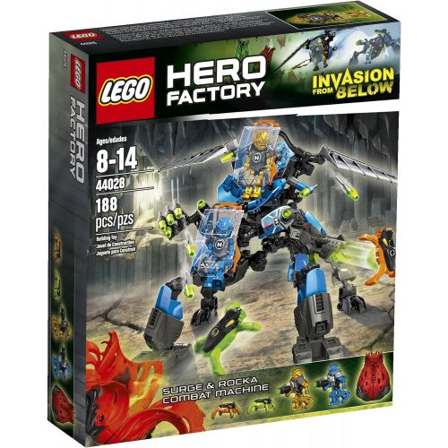  LEGO Hero Factory Surge and Rocka Combat Machine 44028 Building Set