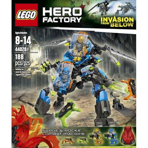  LEGO Hero Factory Surge and Rocka Combat Machine 44028 Building Set