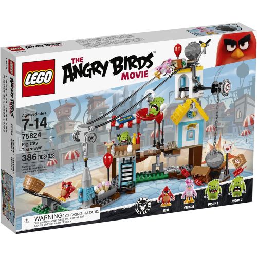  LEGO Angry Birds 75824 Pig City Teardown