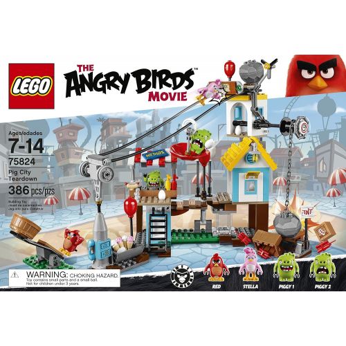  LEGO Angry Birds 75824 Pig City Teardown