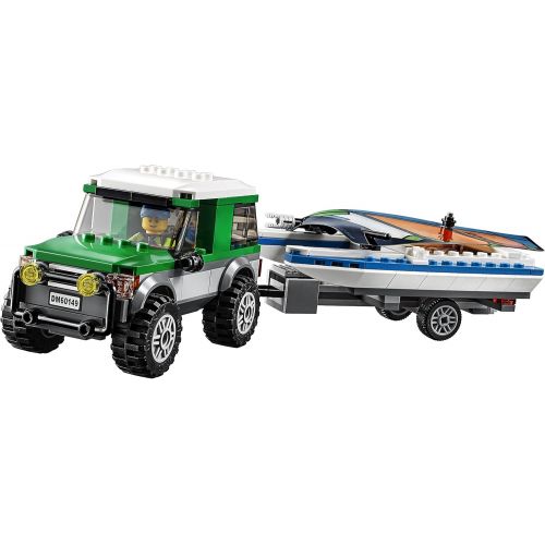  LEGO City Great Vehicles 4x4 with Catamaran 60149 Childrens Toy