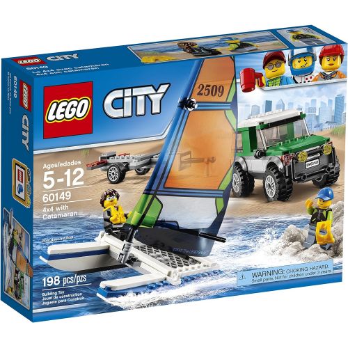  LEGO City Great Vehicles 4x4 with Catamaran 60149 Childrens Toy