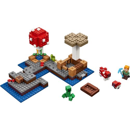  LEGO Minecraft The Mushroom Island 21129