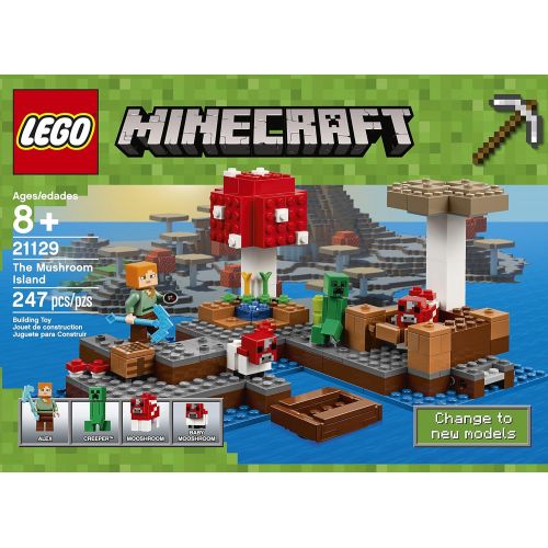  LEGO Minecraft The Mushroom Island 21129