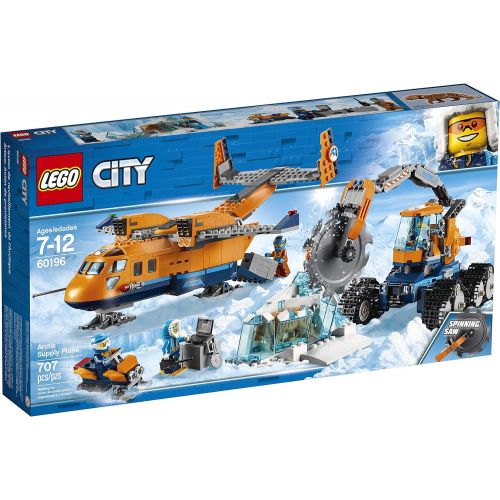  LEGO City Arctic Supply Plane 60196 Building Kit (707 Pieces)