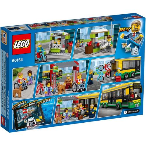  LEGO City Town Bus Station 60154 Building Kit (337 Piece)