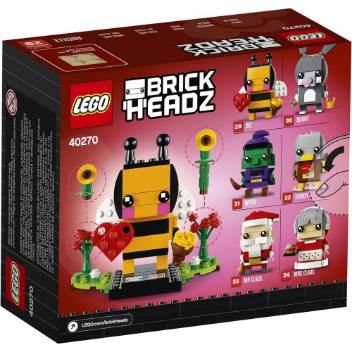  LEGO BrickHeadz Valentines Bee 40270 Building Kit (140 Pieces)