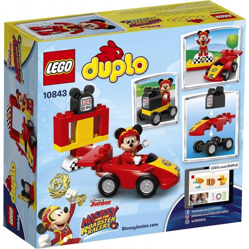  LEGO DUPLO Brand Disney 6174752 Mickey Racer 10843 Building Kit (15 Piece)
