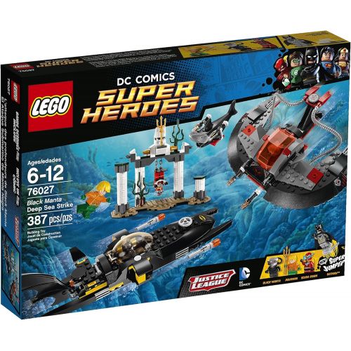  LEGO Superheroes Black Manta Deep Sea Strike Building Set 76027