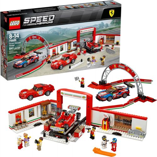  LEGO Speed Champions Ferrari Ultimate Garage 75889 Building Kit (841 Pieces)