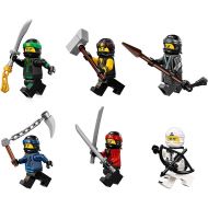 The LEGO Ninjago Movie Minifigure Combo Pack - Lloyd, Cole, Kai, Jay, Zane, and Nya (with Weapons)