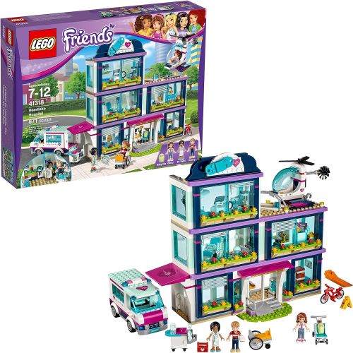  LEGO Friends Heartlake Hospital 41318 Building Kit (871 Piece)