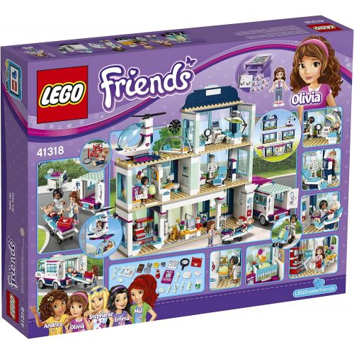  LEGO Friends Heartlake Hospital 41318 Building Kit (871 Piece)