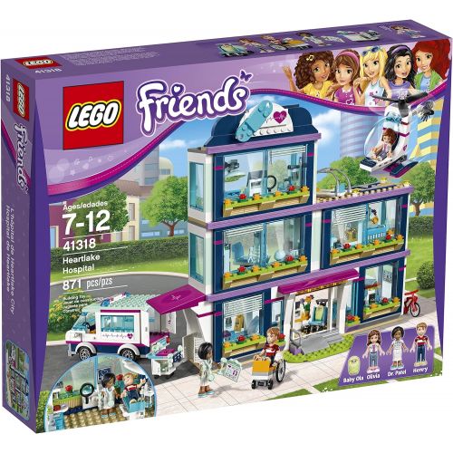 LEGO Friends Heartlake Hospital 41318 Building Kit (871 Piece)