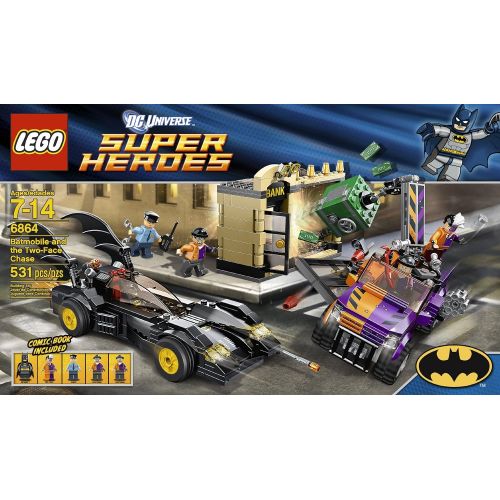  LEGO Super Heroes Batmobile and The Two-Face Chase 6864 (Discontinued by manufacturer)