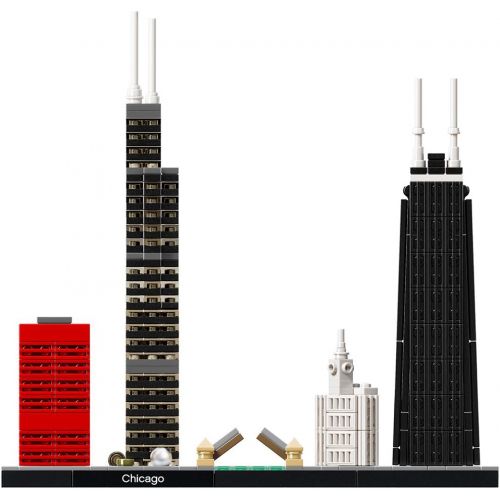  LEGO Architecture Chicago 21033 Skyline Building Blocks Set (444 pieces)