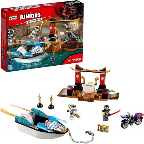  LEGO Juniors/4+ Zanes Ninja Boat Pursuit 10755 Building Kit (131 Piece)