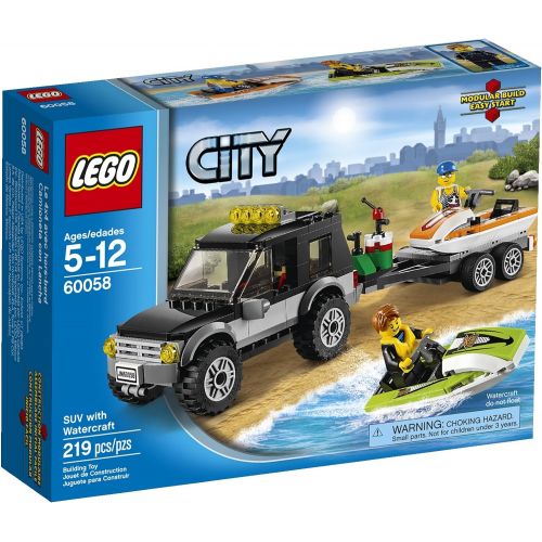  LEGO City Great Vehicles 60058 SUV with Watercraft