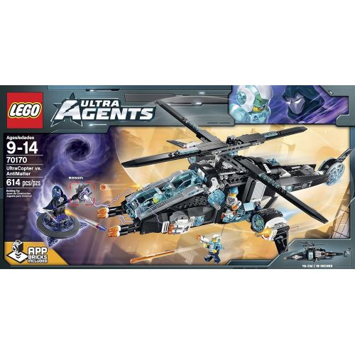  LEGO Ultra Agents UltraCopter vs. AntiMatter Toy