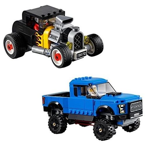  Lego Speed Champions Ford F-150Raptor & Model A Hot Rod (75875)