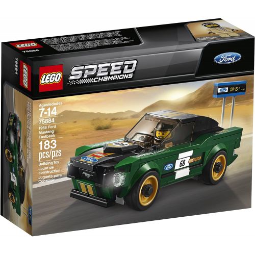  LEGO Speed Champions 1968 Ford Mustang Fastback 75884 Building Kit (183 Pieces)