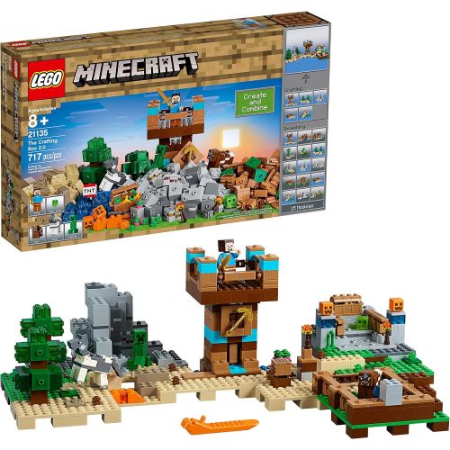  LEGO Minecraft The Crafting Box 2.0 21135 Building Kit (717 Pieces)