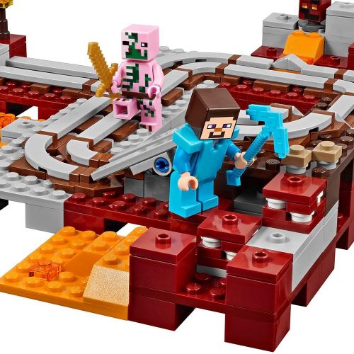  LEGO Minecraft The Nether Railway 21130