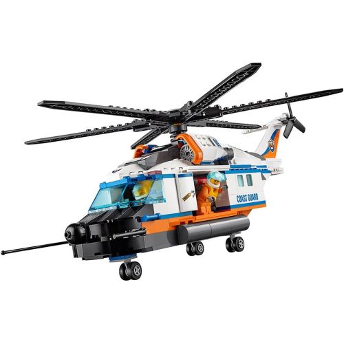  LEGO City Coast Guard Heavy-Duty Rescue Helicopter 60166 Building Kit (415 Piece)