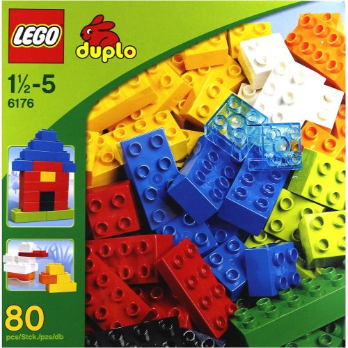  LEGO 6176 DUPLO Basic Bricks Deluxe (80 Pcs.)