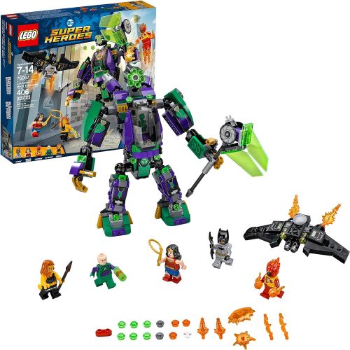  LEGO DC Super Heroes Lex Luthor Mech Takedown 76097 Building Kit (406 Piece)