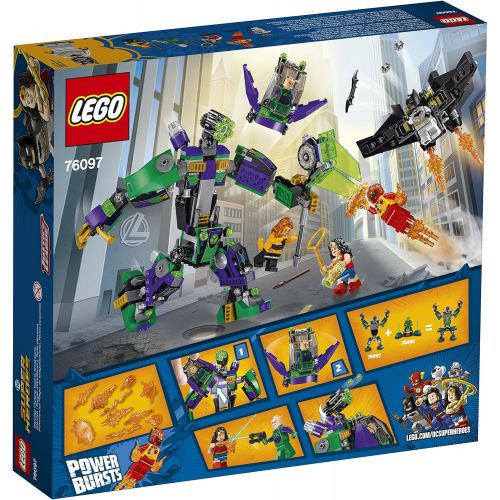  LEGO DC Super Heroes Lex Luthor Mech Takedown 76097 Building Kit (406 Piece)