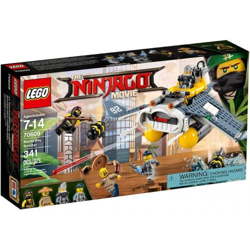  LEGO Ninjago Movie Manta Ray Bomber 70609 Building Kit (341 Piece)