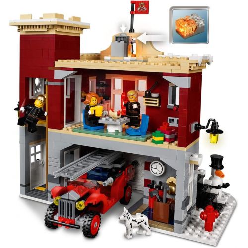  LEGO Creator Expert Winter Village Fire Station 10263 Building Kit (1166 Pieces)