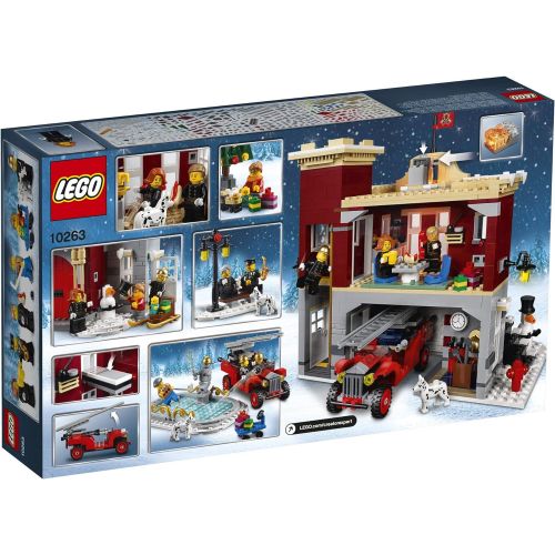  LEGO Creator Expert Winter Village Fire Station 10263 Building Kit (1166 Pieces)