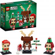 LEGO BrickHeadz Christmas Reindeer, Elf, and Elfie 40353 Holiday Building Kit (281 Pieces)